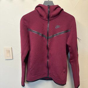 Nike Burgundy Hoodie - Mens Small